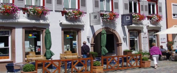 Stammsitz Geiger in der Hauptstraße Wolfach