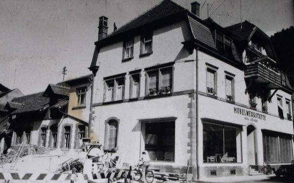 Umbau der Möbelwerkstätte 1960